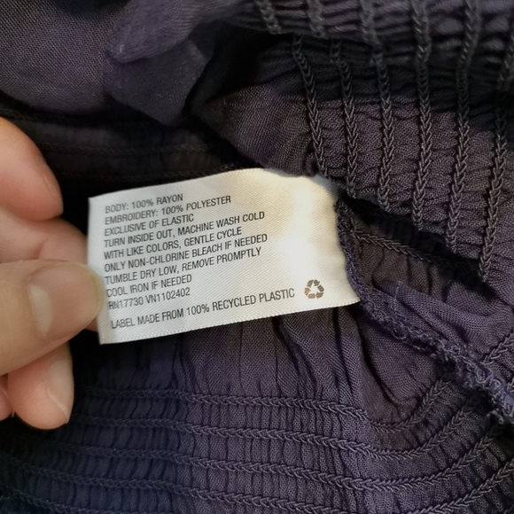 NWOT Xhilaration Embroidered Ruffle Tops - Picture 6 of 8